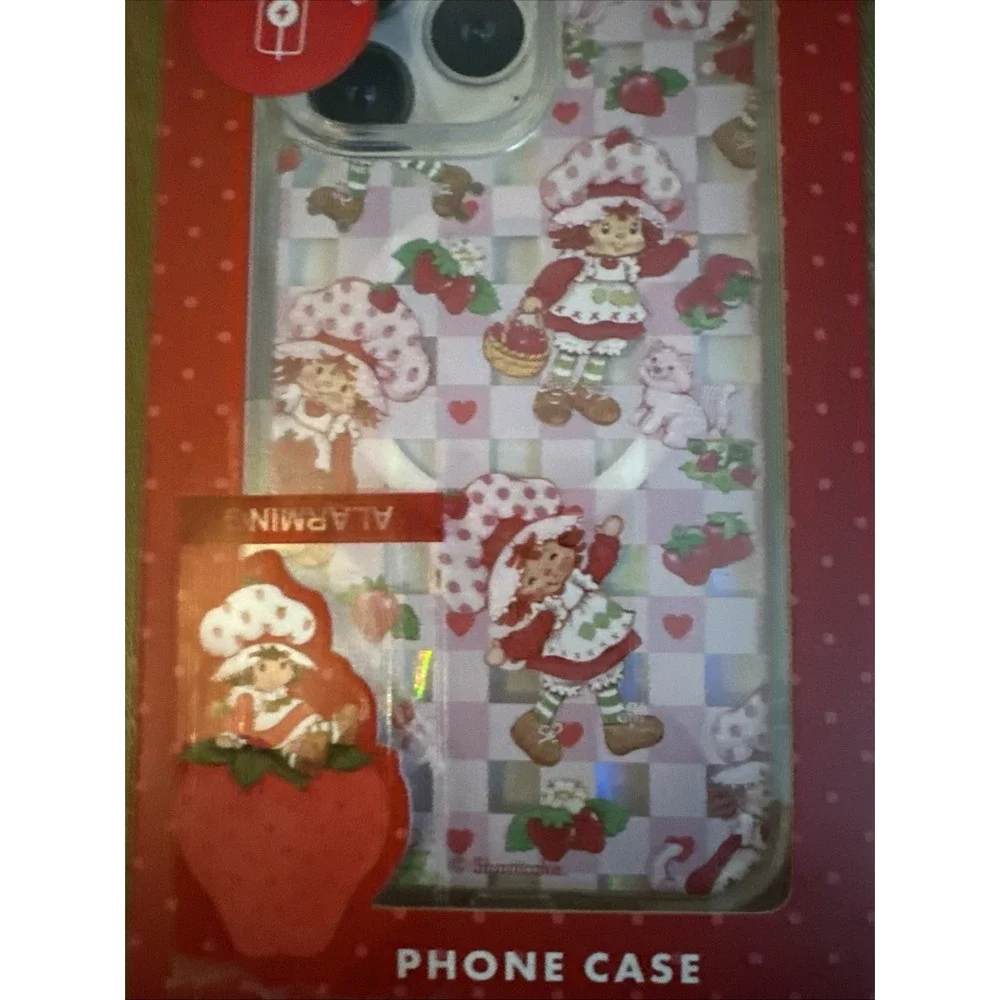 NEW 🍓 Strawberry Shortcake & Cat Skinnydip iPhone 13‎ Pro Max/ 14 Pro Max Case